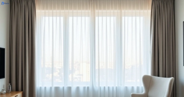 Freshly steam cleaned curtains in berkshire-park-nsw QLD